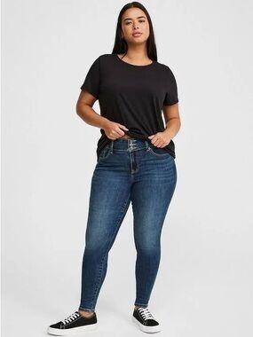 torrid Dark Blue High-Rise Women's Skinny Jeans